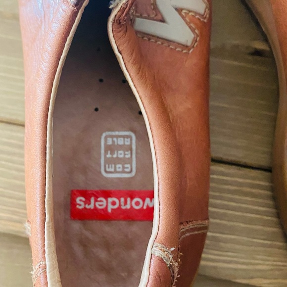 Wonder, women's authentic, leather,the best comfort shoes brown size 38 - Picture 6 of 8